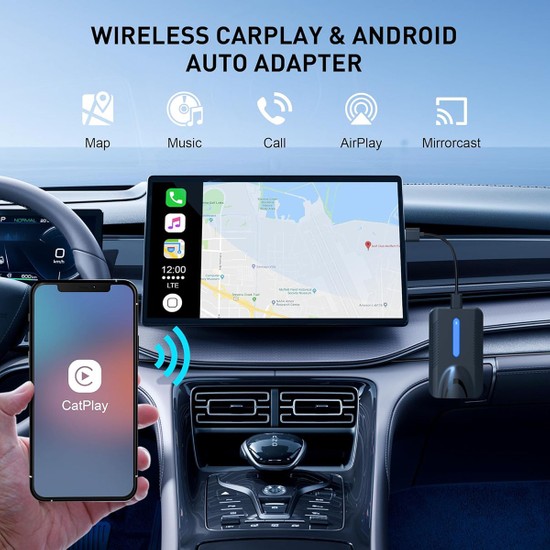 Kablosuz Carplay Adaptörü Kablosuz Android Otomatik Fiyatı