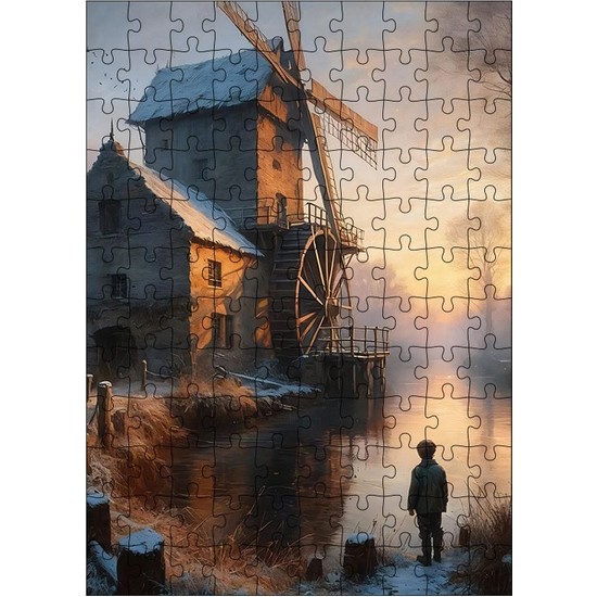 Ekart Ahşap Mdf Puzzle Yapboz Yel Değirmeni 120 Parça 25 35 Fiyatı