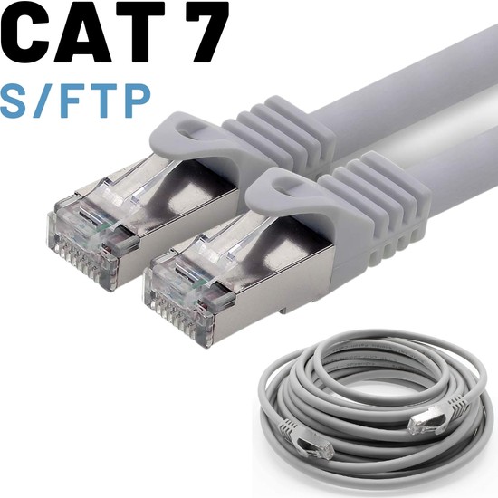 IRENIS CAT7 S FTP Ethernet Network LAN Kablosu Gri 50 Fiyatı