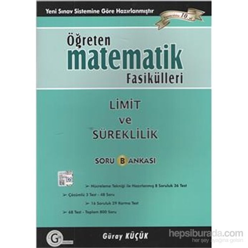 G R Yay Nlar Reten Matematik Fasik Lleri Limit Ve Kitab