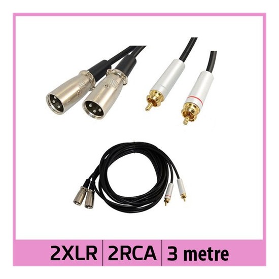 Ti Mesh 2Xlr Erkek Jack 2Rca Erkek Ofc Stereo Mixer Ses Fiyatı