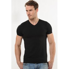 Anıt Erkek Kısa Kollu Atlet - Modal V Yaka