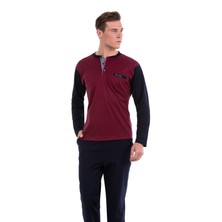Pierre Cardin Erkek Uzun Kol Pijama Takım 5238