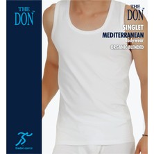 TheDON Erkek Singlet Beyaz Renk