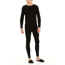 Kota Termal Erkek Uzun Kol Bisiklet Yaka Fanila Tayt İçlik Takım