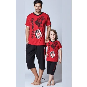 Lisanslı Baba Oğul Beşiktaş Pijama Takım 8249