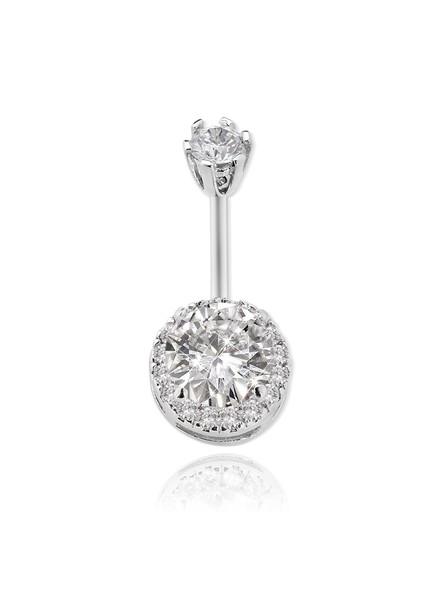 Çift Taşlı Komple Taşlı Göbek Piercing da61