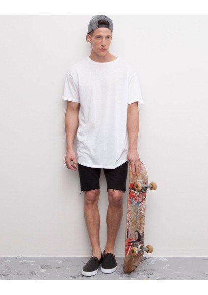 Baskısız Basic Erkek T-Shirt