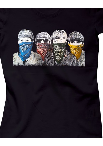 Beatles Printed Kadın T-Shirt