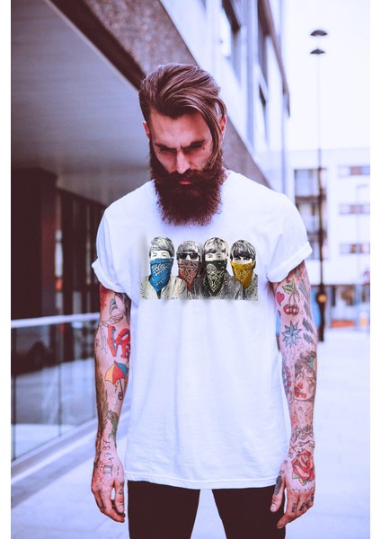 Beatles Erkek T-Shirt Printed