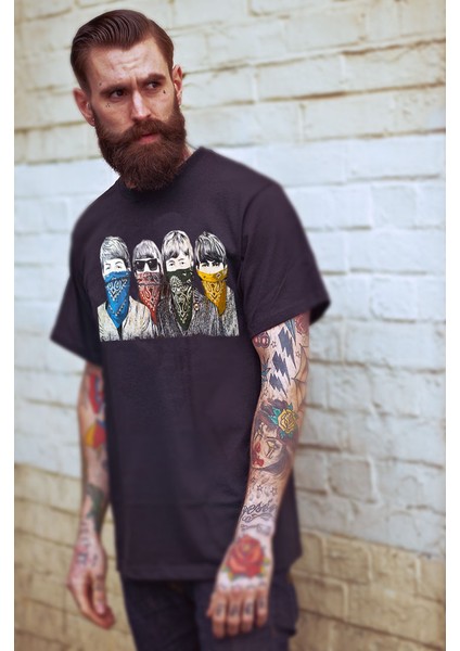 Beatles Erkek T-Shirt Printed