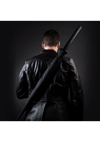 Samuray Kılıcı Şemsiye - Siyah