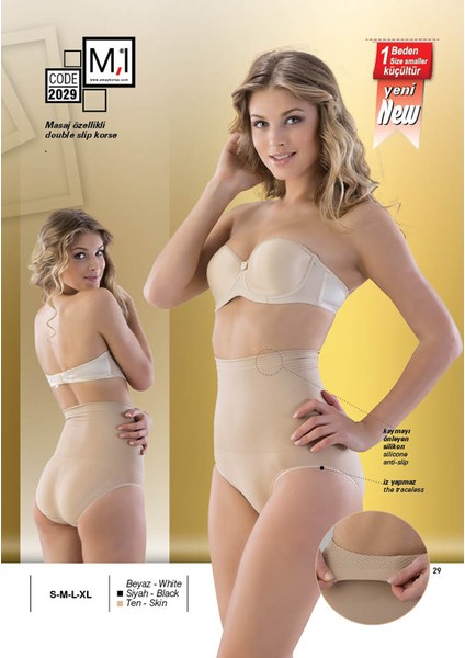 2029 Çift Kat Slip Korse