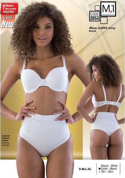 2054 Dikişsiz String Korse