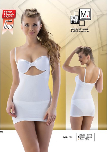 5043 Göğsü Açık Atlet Korse