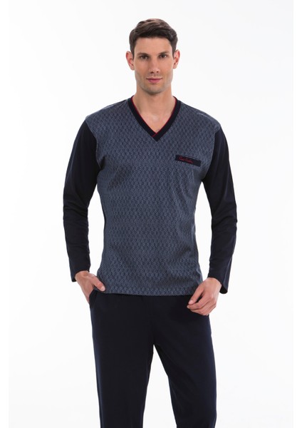 Erkek Uzun Kol Pijama Takım 5237