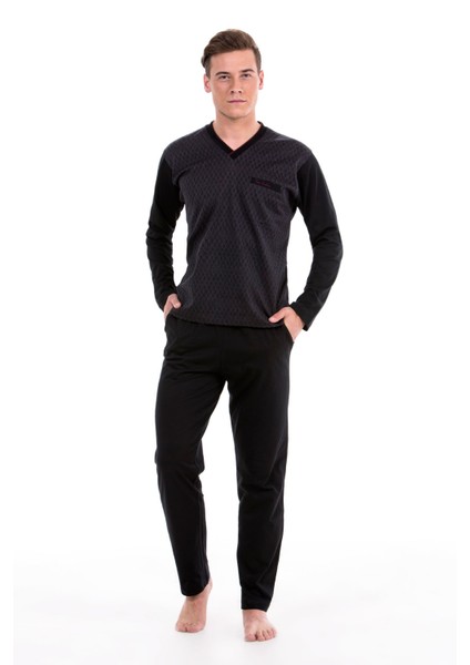 Erkek Uzun Kol Pijama Takım 5237
