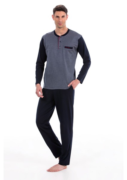 Erkek Uzun Kol Pijama Takım 5239