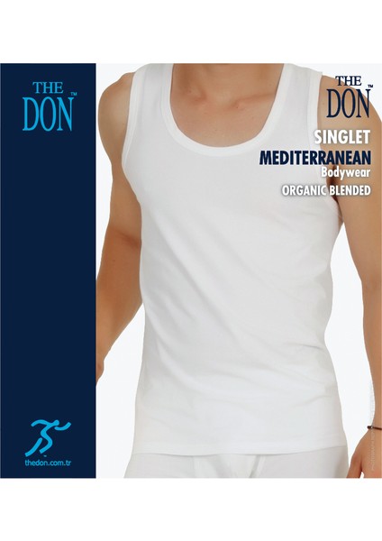 TheDON Erkek Singlet Beyaz Renk