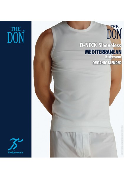 TheDON Erkek 0-Neck Sleeveless Siyah Renk