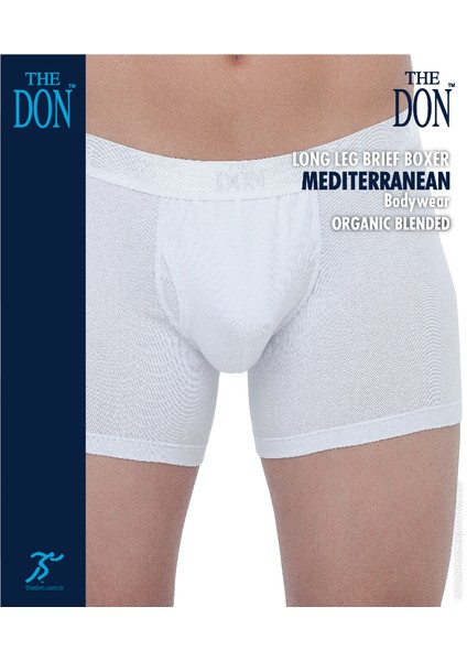 TheDON Erkek Long Leg Brief Boxer Siyah Renk