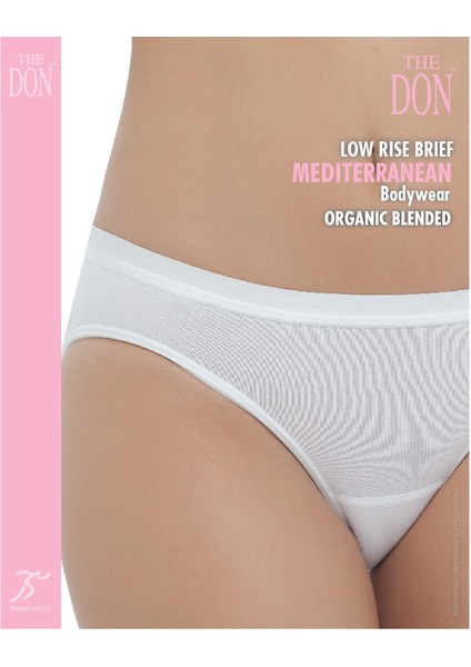 TheDON Bayan Low Rise Brief Beyaz Renk