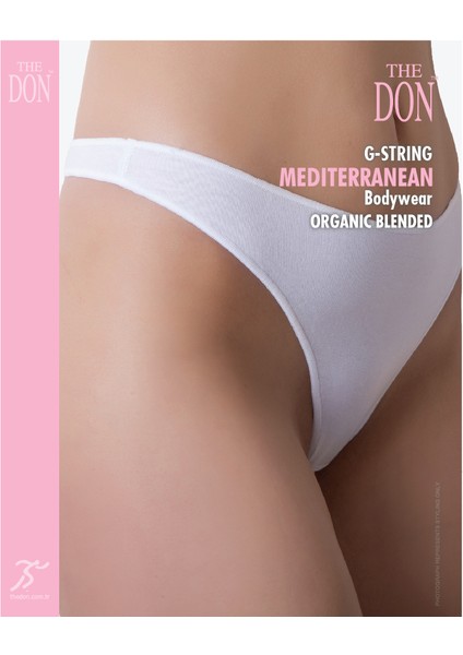 TheDON Bayan G-String Beyaz Renk