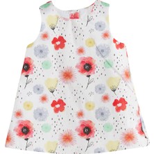 Soobe Bloom Garden Kolsuz Elbise-Külot Set Beyaz 0 - 3 Ay