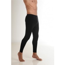 Elif Çamaşır Hasyün Erkek Yün İçlik Tayt Siyah