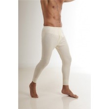 Elif Çamaşır Hasyün Erkek Yün İçlik Tayt Krem