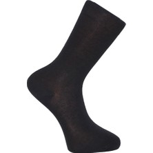 Elif Çamaşır 12'Li Paket Bambu Erkek Çorap Füme