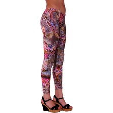 Redhotbest Paisley Pattern Fashion Tight - Şal Desenli Tayt - Rhb101078