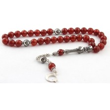 İnan Tesbih Akik Taşı Ayyıldız Model Tesbih