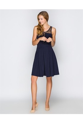 Only Kadın Zoom Lacivert Elbise 15106191