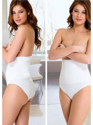 Emay 2009 Dikişsiz Yüksek Bel Slip
