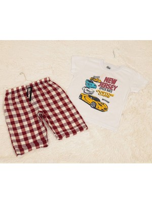 Biricik'S Erkek Çocuk Kareli Şortlu Takım