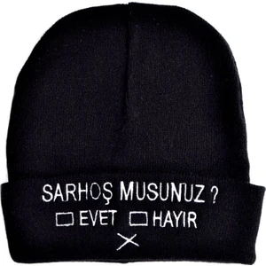 Evet&Hayır Siyah Bere