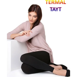 Bayan Termal Tayt - Siyah