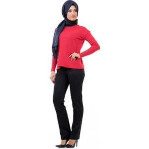Pantolon,Klasik,Hafif Dusuk Belicepli,Arka Fletolu