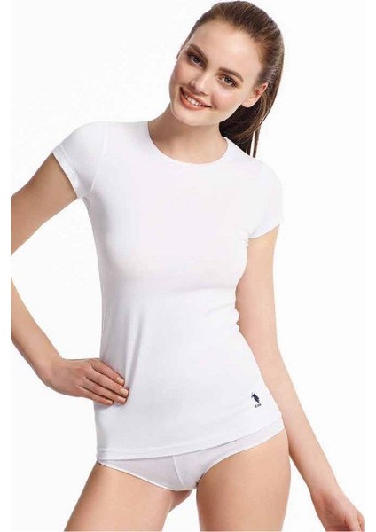 66002 Kısa Kollu Yuvarlak Yaka T-Shirt