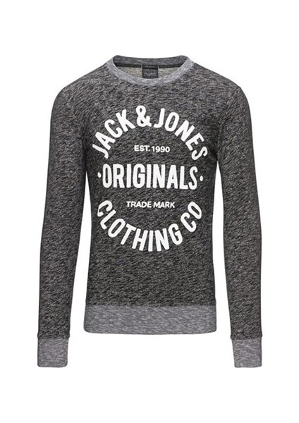 Erkek Koyu Gri Melanj Clemens Sweatshirt 12112149