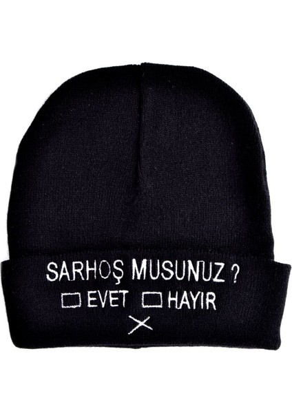 Evet&Hayır Siyah Bere