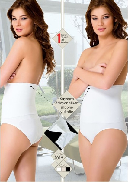 2019 Çift Kat Çıtçıtlı Slip Korse