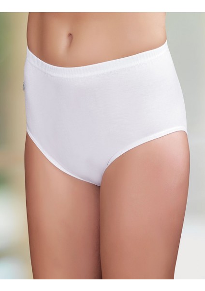 Kız Çocuk Beyaz Yanı Dikişsiz Çiçek Motifli Külot MKC018