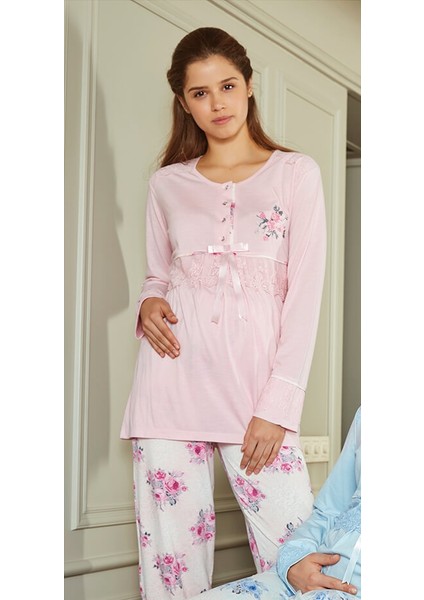 2164 Loğusa Hamile Pijama Takımı
