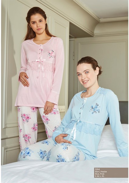 2164 Loğusa Hamile Pijama Takımı
