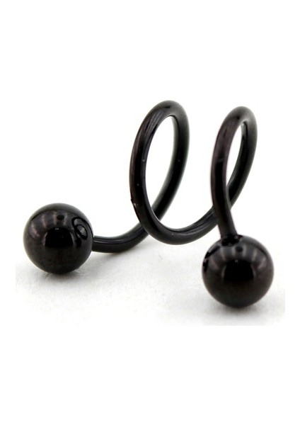 Siyah Renk Burgu Vücut Piercing P304 fiyatları
