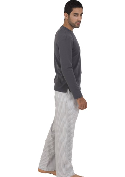 TheDON Ribana Gri Erkek Pijama Takımı