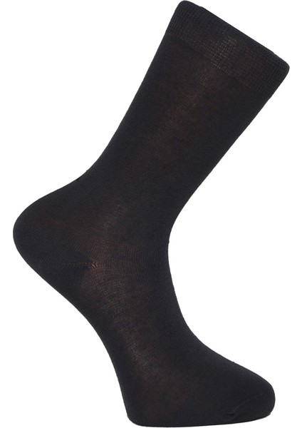12'Li Paket Bambu Erkek Çorap Füme
