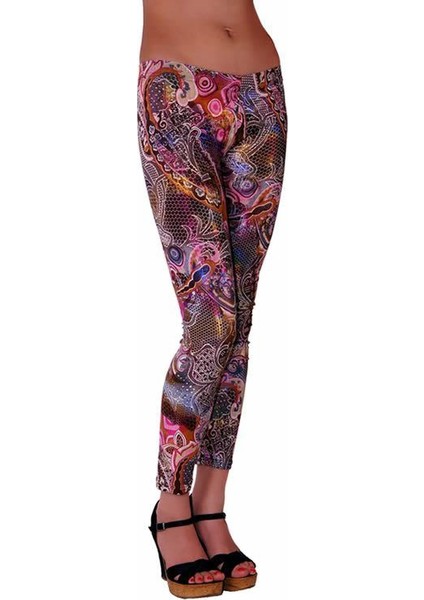 Redhotbest Paisley Pattern Fashion Tight - Şal Desenli Tayt - Rhb101078